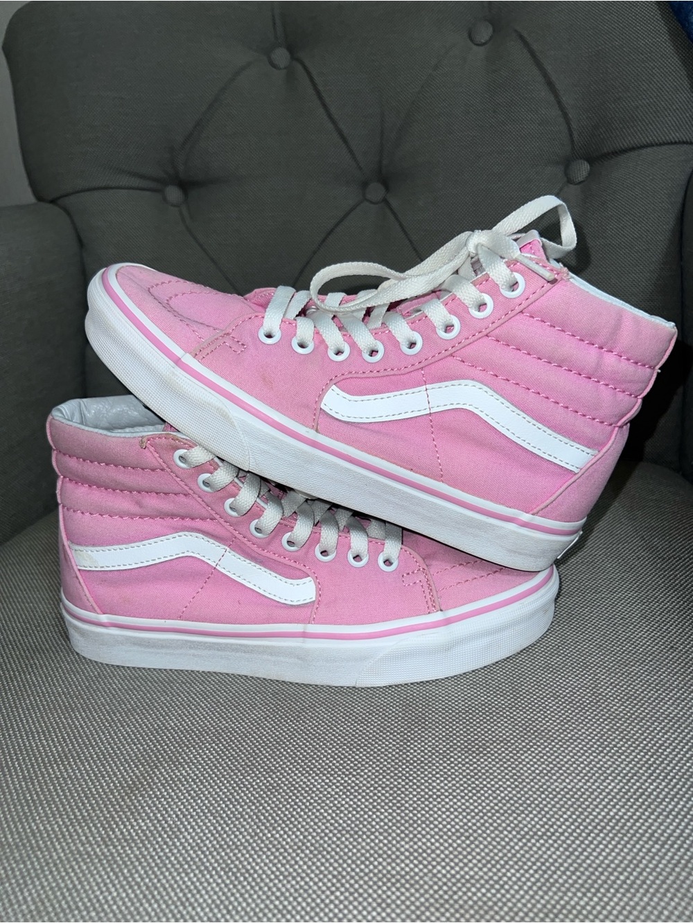 Pink High Top Vans - Picture 2 of 12